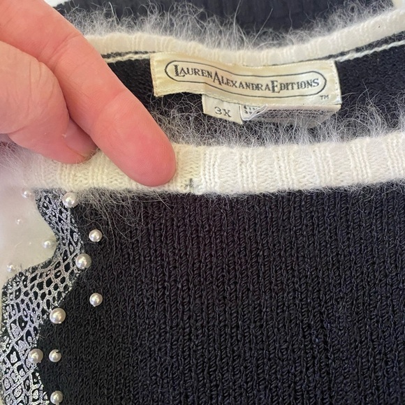 Vintage Angora Blend Long Sleeve Sweeter Dress Plus Size 3X - Picture 13 of 13